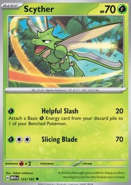 Scyther - 151 (Uncommon) [MEW-123] Imagen principal del producto