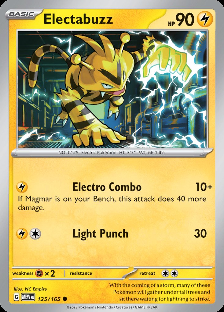Electabuzz - 151 (Common) [MEW-125] Main image