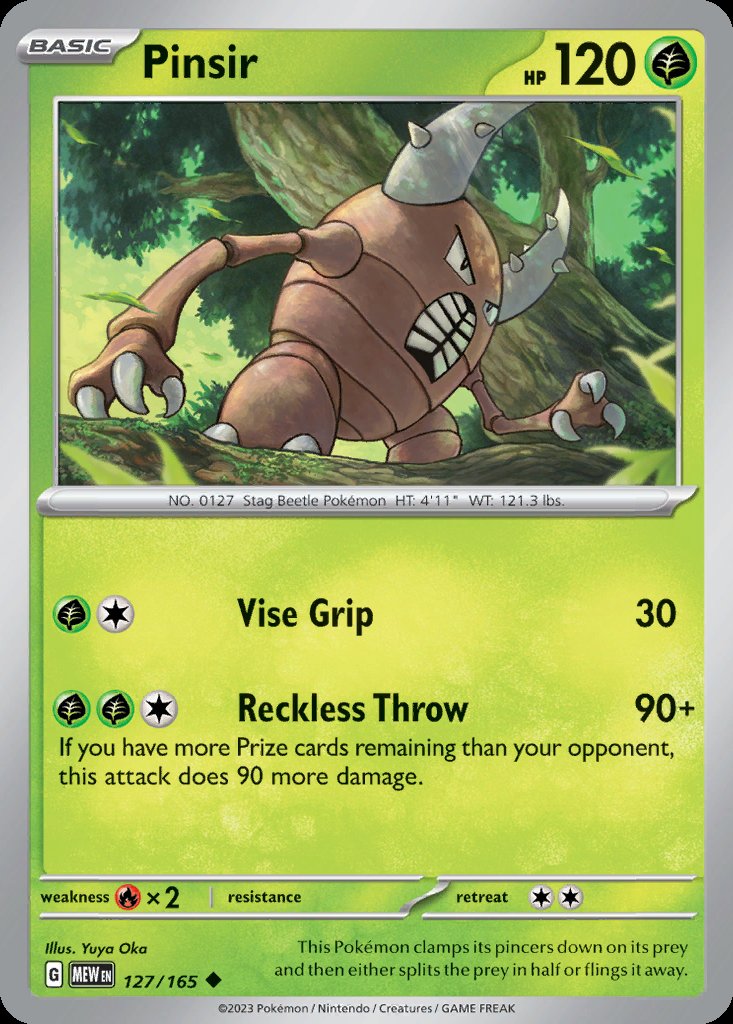 Pinsir - 151 (Uncommon) [MEW-127] Image principale du produit