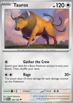 Tauros - 151 (Uncommon) [MEW-128] Imagen principal del producto