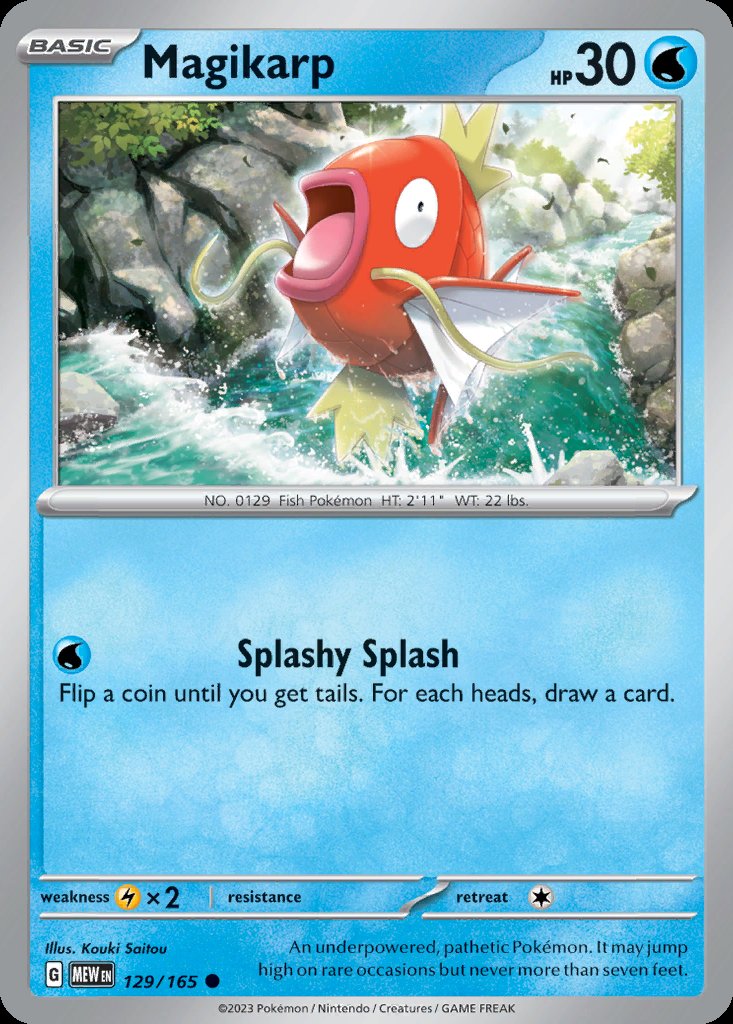 Magikarp - 151 (Common) [MEW-129] Image principale du produit