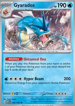 Gyarados - 151 (Rare) [MEW-130] Hover Image