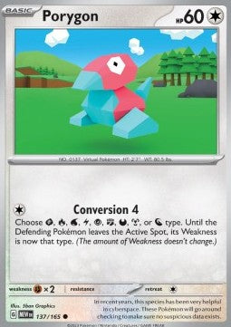 Porygon - 151 (Common) [MEW-137] Hover Image