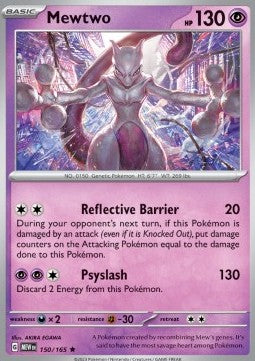 Mewtwo - 151 (Rare) [MEW-150] Imagen principal del producto