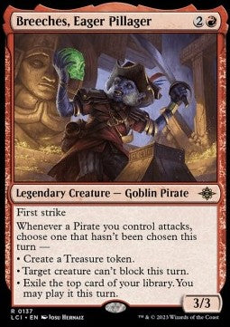 Breeches, Eager Pillager - The Lost Caverns of Ixalan (Rare) [LCI-137] Hover Image