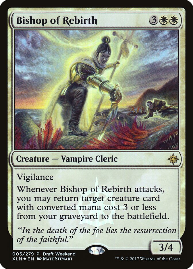Magic-kaart Bishop of Rebirth PXLN-5 uit Ixalan Promos (Rare) Main image