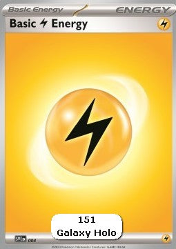 Lightning Energy - Scarlet & Violet Energies (Holo Rare) [SVE-004] Main image
