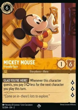 Mickey Mouse - Friendly Face - Rise of the Floodborn (Super Rare) [2ROF-13] Immagine principale del prodotto