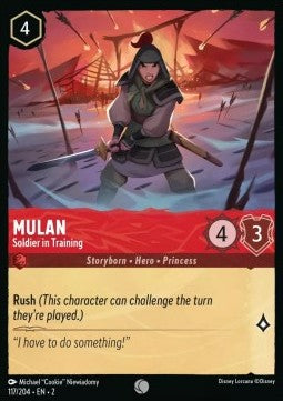 Mulan - Soldier in Training - Rise of the Floodborn (Common) [2ROF-117] Main image