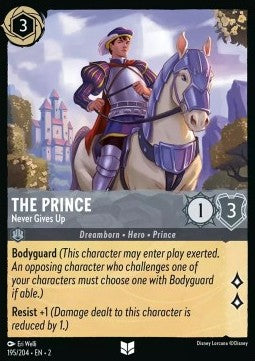 The Prince - Never Gives Up - Rise of the Floodborn (Uncommon) [2ROF-195] Immagine principale del prodotto