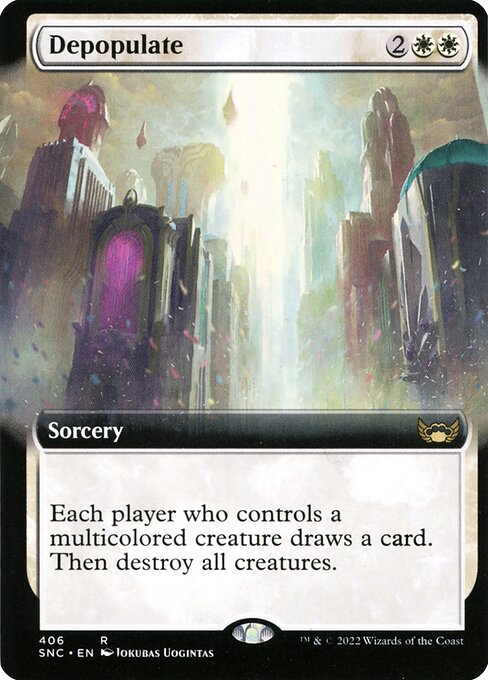 Depopulate – Streets of New Capenna (SNC-406) Magic: The Gathering card | LC-REM-20260804-15383649976652-737f2d9a-171d-4b0d-bae3-930aa9c88e95 Imagen principal del producto
