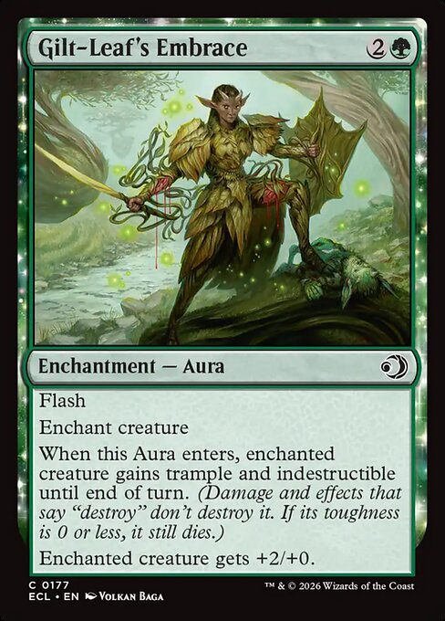 Gilt-Leaf's Embrace – Lorwyn Eclipsed (ECL-177) Magic: The Gathering card Hoofdafbeelding