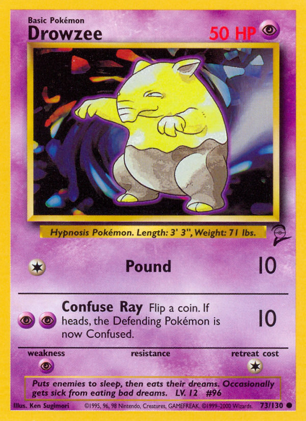 Drowzee – Base Set 2 73 – Pokémon TCG single card Hoofdafbeelding