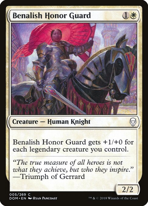 Benalish Honor Guard – Dominaria (DOM-5) Magic: The Gathering card | LC-REM-20260804-15909425086796-73a5ecf1-2063-4cb3-a4ab-a0601b28256a
