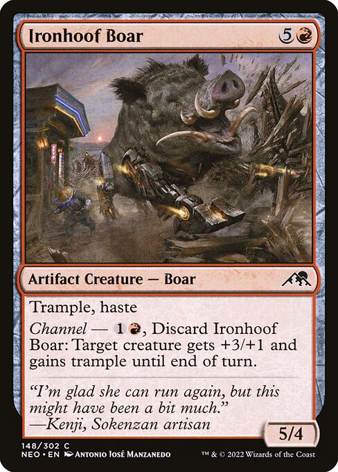 Ironhoof Boar – Kamigawa: Neon Dynasty (NEO-148) Magic: The Gathering card | LC-REM-20260804-15909431411020-73abe574-6fb8-4809-9c18-0cf989f986f5