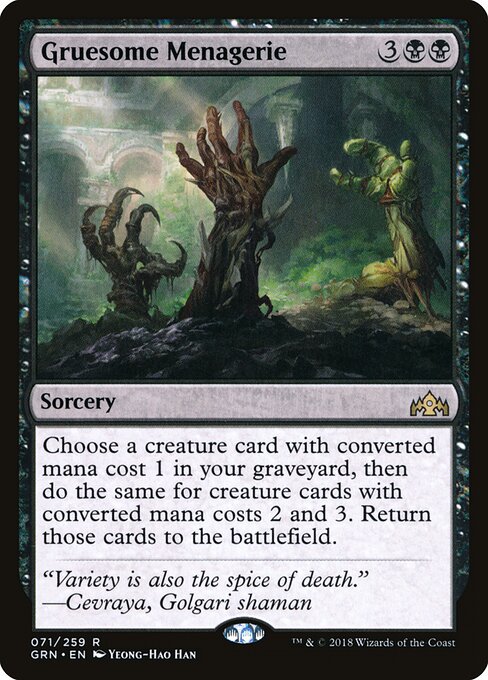 Gruesome Menagerie – Guilds of Ravnica (GRN-71) Magic: The Gathering card | LC-REM-20260804-15150829568332-73c0e4d9-bf0d-4e28-a647-9010701a915e