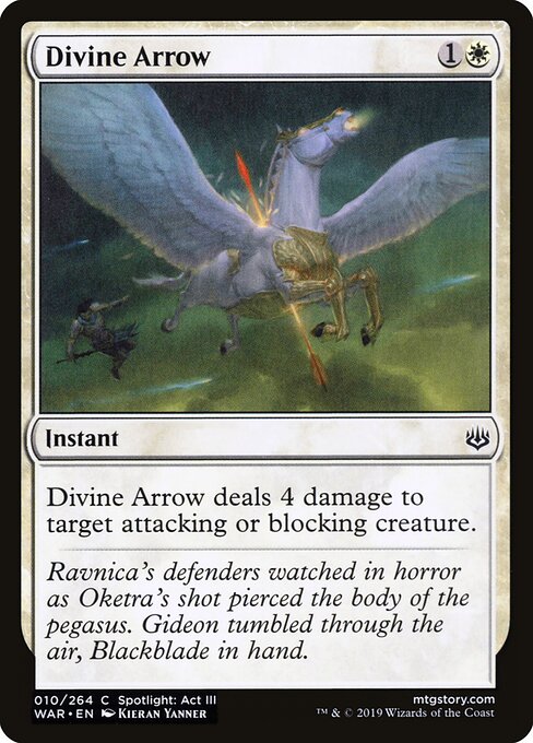 Divine Arrow – War of the Spark (WAR-10) Magic: The Gathering card | LC-REM-20260804-15150799683916-73cbb58a-1b00-4883-9b45-da7ded7317e3