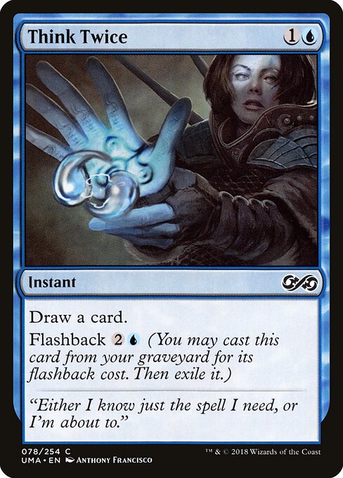 Think Twice – Ultimate Masters (UMA-78) Magic: The Gathering card | LC-REM-20260804-15610410107212-73db9c10-109a-417f-81cd-489d9510cc78