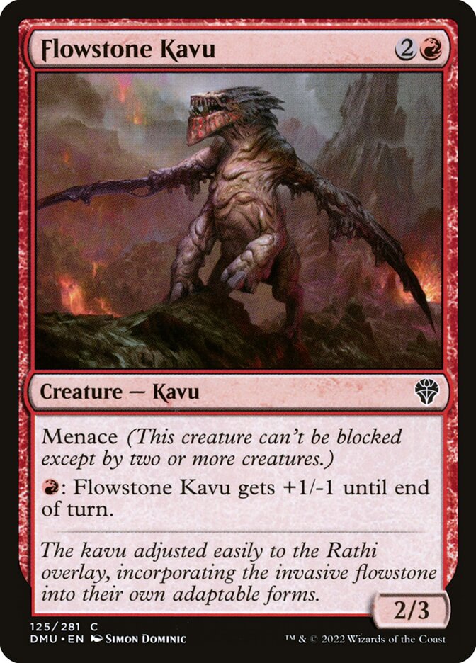 Flowstone Kavu - Dominaria United (Common) [DMU-125]