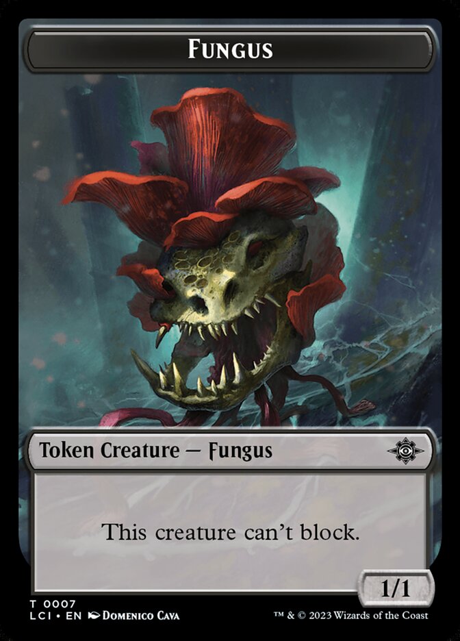 Magic-kaart Fungus Token TLCI-7 uit The Lost Caverns of Ixalan Tokens (Token) Main image
