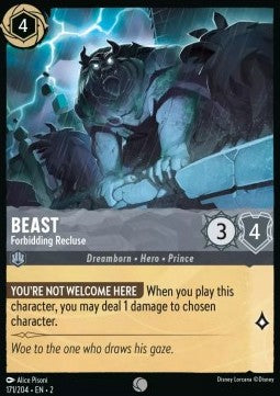 Beast - Forbidding Recluse - Rise of the Floodborn (Oversized) [2ROF-171] Main image