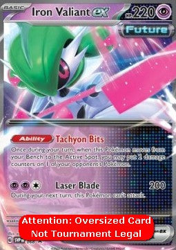 Iron Valiant ex - SV Black Star Promos (Oversized) [SVP-068] Hover Image