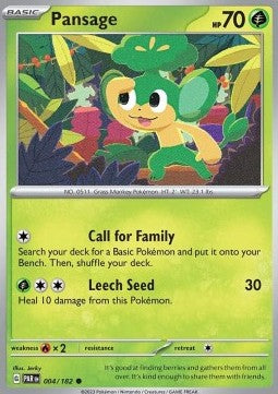 Pansage - Paradox Rift (Common) [PAR-004] Hover Image