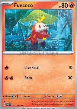 Fuecoco - Paradox Rift (Common) [PAR-023] Hover Image