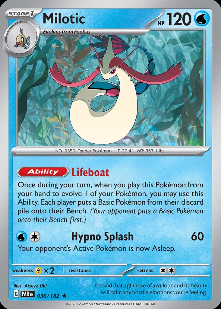 Milotic - Paradox Rift (Rare) [PAR-036] Image principale du produit