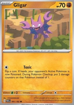 Gligar - Paradox Rift (Common) [PAR-091] Hover Image