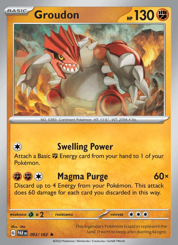 Groudon - Paradox Rift (Rare) [PAR-093] Main image