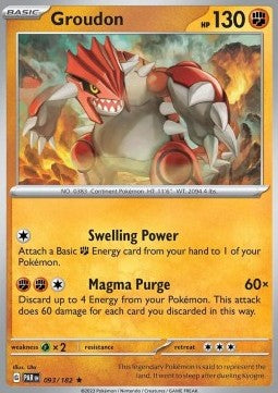 Groudon - Paradox Rift (Rare) [PAR-093] Hover Image
