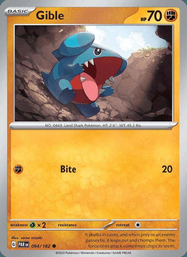 Gible - Paradox Rift (Common) [PAR-094] Hoofdafbeelding