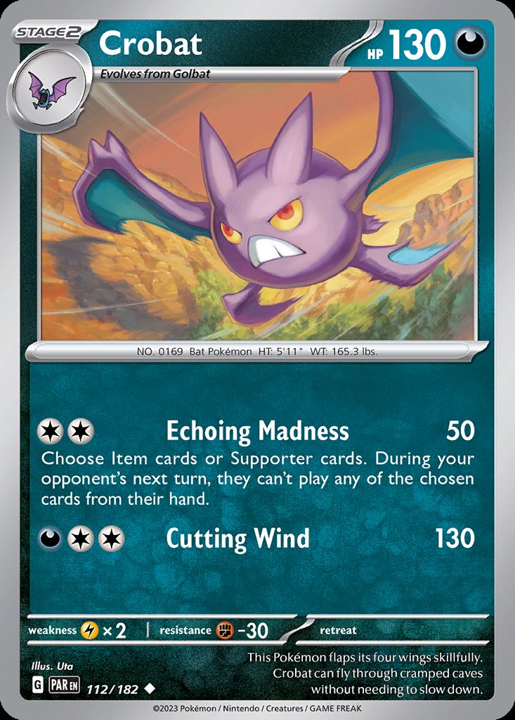 Crobat - Paradox Rift (Uncommon) [PAR-112] Immagine principale del prodotto