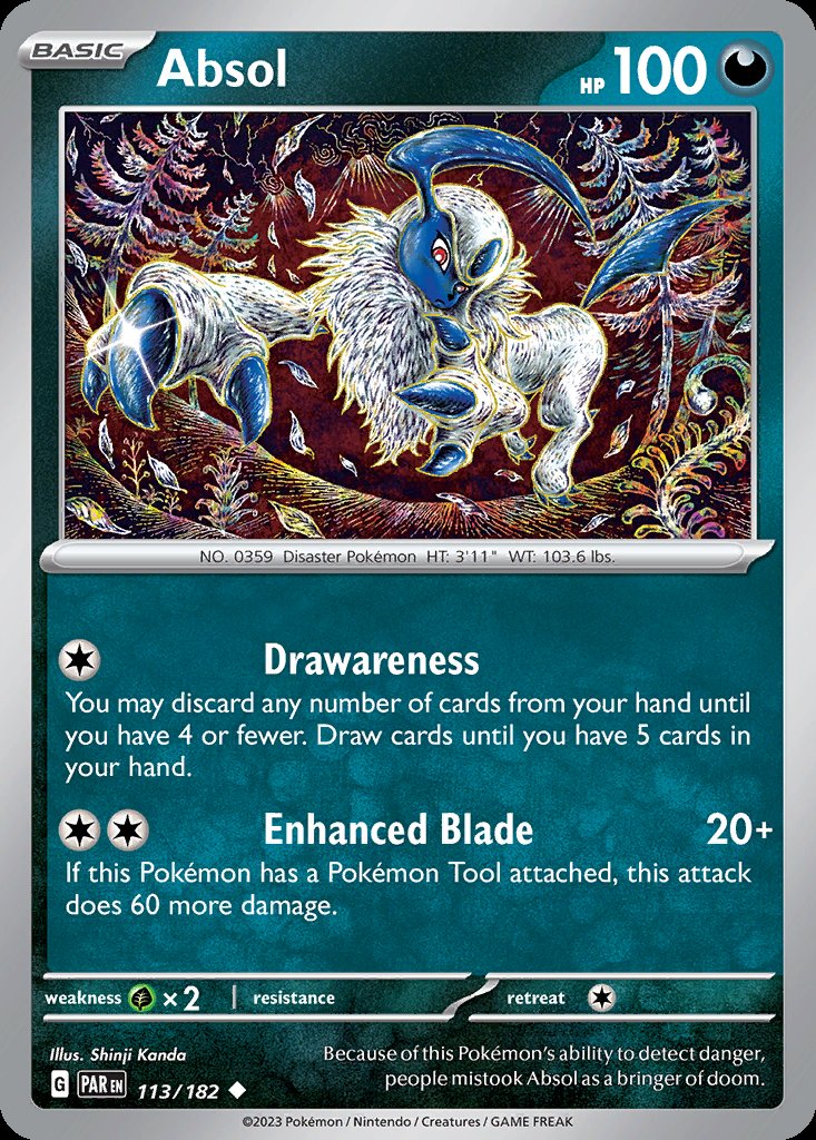 Absol - Paradox Rift (Uncommon) [PAR-113] Image principale du produit