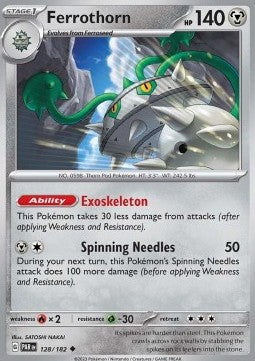 Ferrothorn - Paradox Rift (Uncommon) [PAR-128] Hover Image