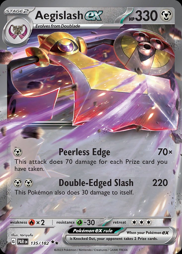 Aegislash ex - Paradox Rift (Double Rare) [PAR-135] Hoofdafbeelding