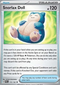Snorlax Doll - Paradox Rift (Uncommon) [PAR-175]