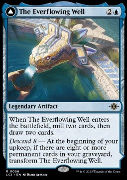 The Everflowing Well // The Myriad Pools - The Lost Caverns of Ixalan (Rare) [LCI-56] Immagine principale del prodotto