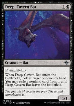 Deep-Cavern Bat - The Lost Caverns of Ixalan (Uncommon) [LCI-102] Immagine principale del prodotto