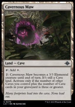 Cavernous Maw - The Lost Caverns of Ixalan (Uncommon) [LCI-270] Immagine principale del prodotto