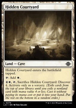 Hidden Courtyard - The Lost Caverns of Ixalan (Land) [LCI-274] Hover Image