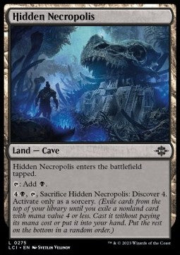 Hidden Necropolis - The Lost Caverns of Ixalan (Land) [LCI-275] Hover Image