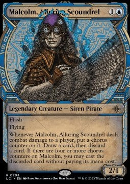 Malcolm, Alluring Scoundrel - The Lost Caverns of Ixalan: Extras (Rare) [XLCI-293] Image principale du produit