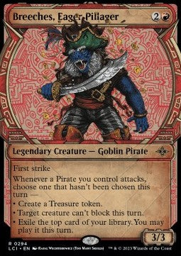 Breeches, Eager Pillager - The Lost Caverns of Ixalan: Extras (Rare) [XLCI-294]