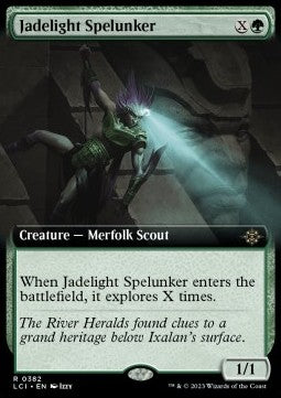 Jadelight Spelunker (V.1) - The Lost Caverns of Ixalan: Extras (Rare) [XLCI-382] Hover Image