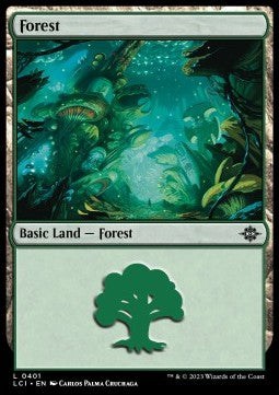 Forest (V.1) - The Lost Caverns of Ixalan: Extras (Land) [XLCI-401] Hover Image