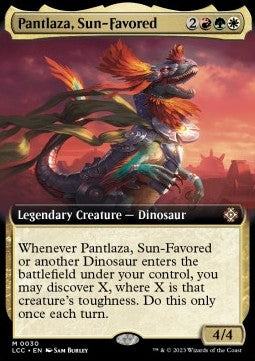 Pantlaza, Sun-Favored (V.2) - Commander: The Lost Caverns of Ixalan: Extras (Mythic) [XLCC-30] Hover Image