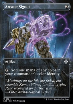 Arcane Signet - Commander: The Lost Caverns of Ixalan: Extras (Uncommon) [XLCC-104] Hover Image