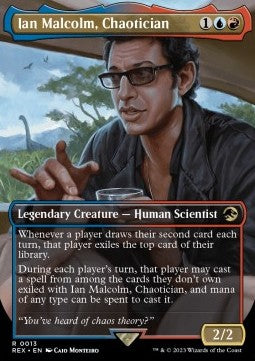 Ian Malcolm, Chaotician (V.1) - Universes Beyond: Jurassic World Collection (Rare) [REX-13] Image principale du produit